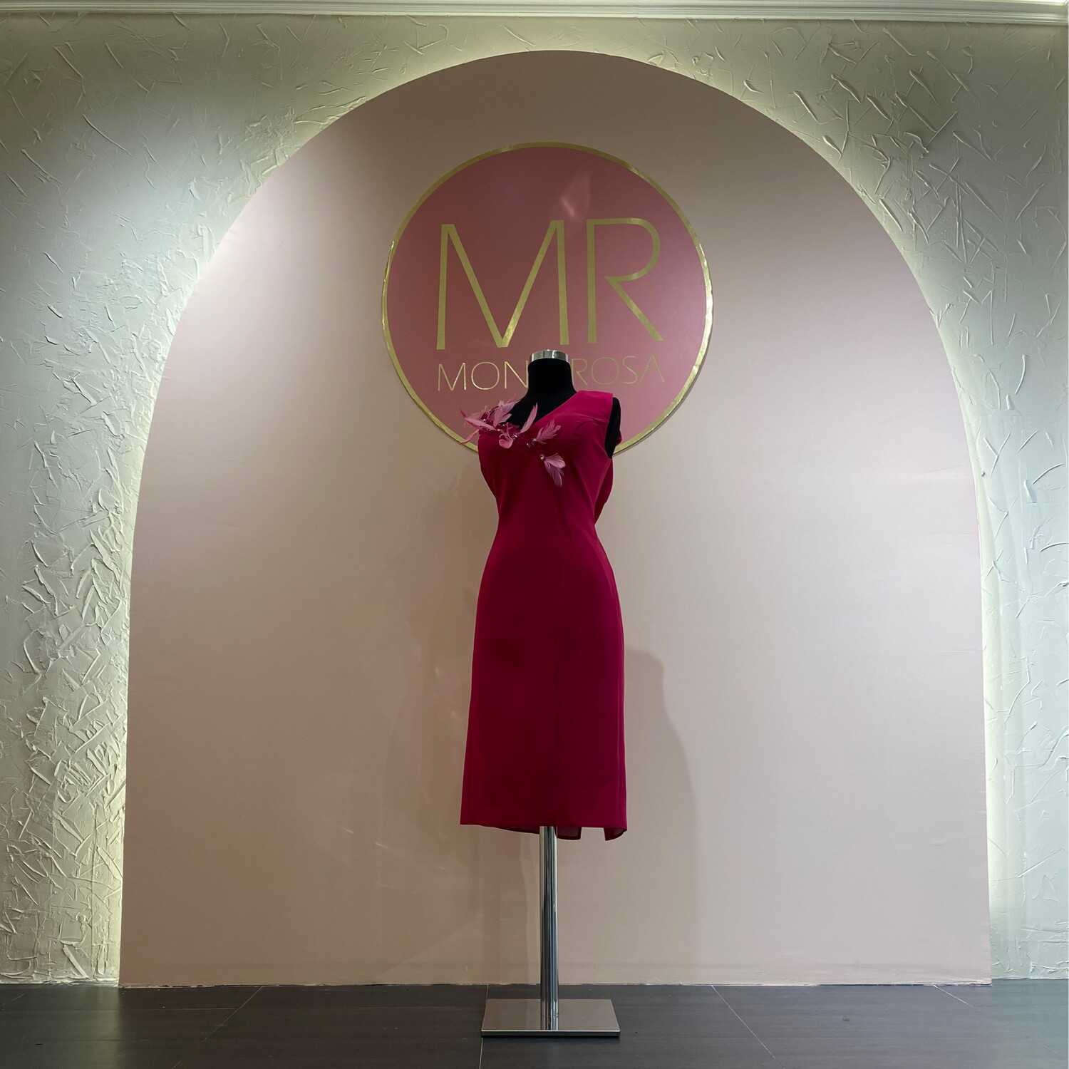 Vestido-corto-Rosado-Talla/48