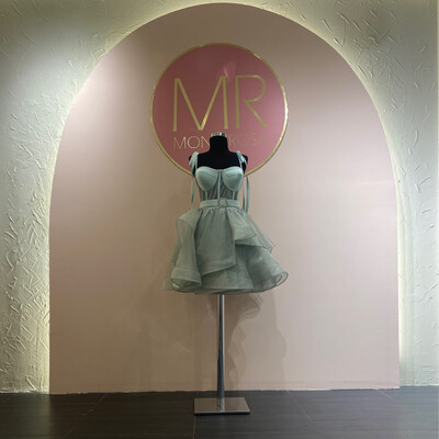 Vestido-corto-menta-Talla/40