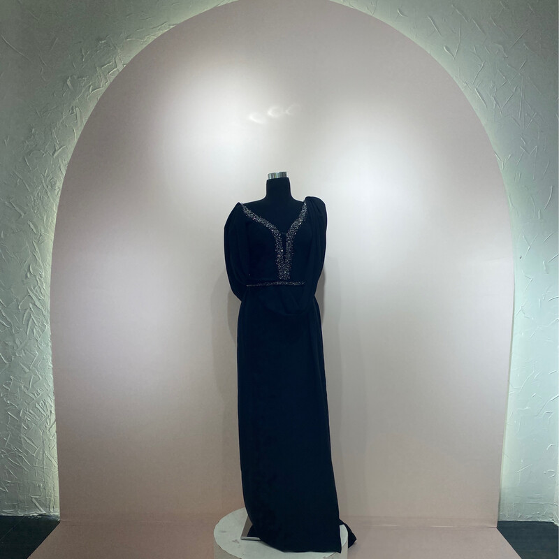 Vestido-Largos-Negro