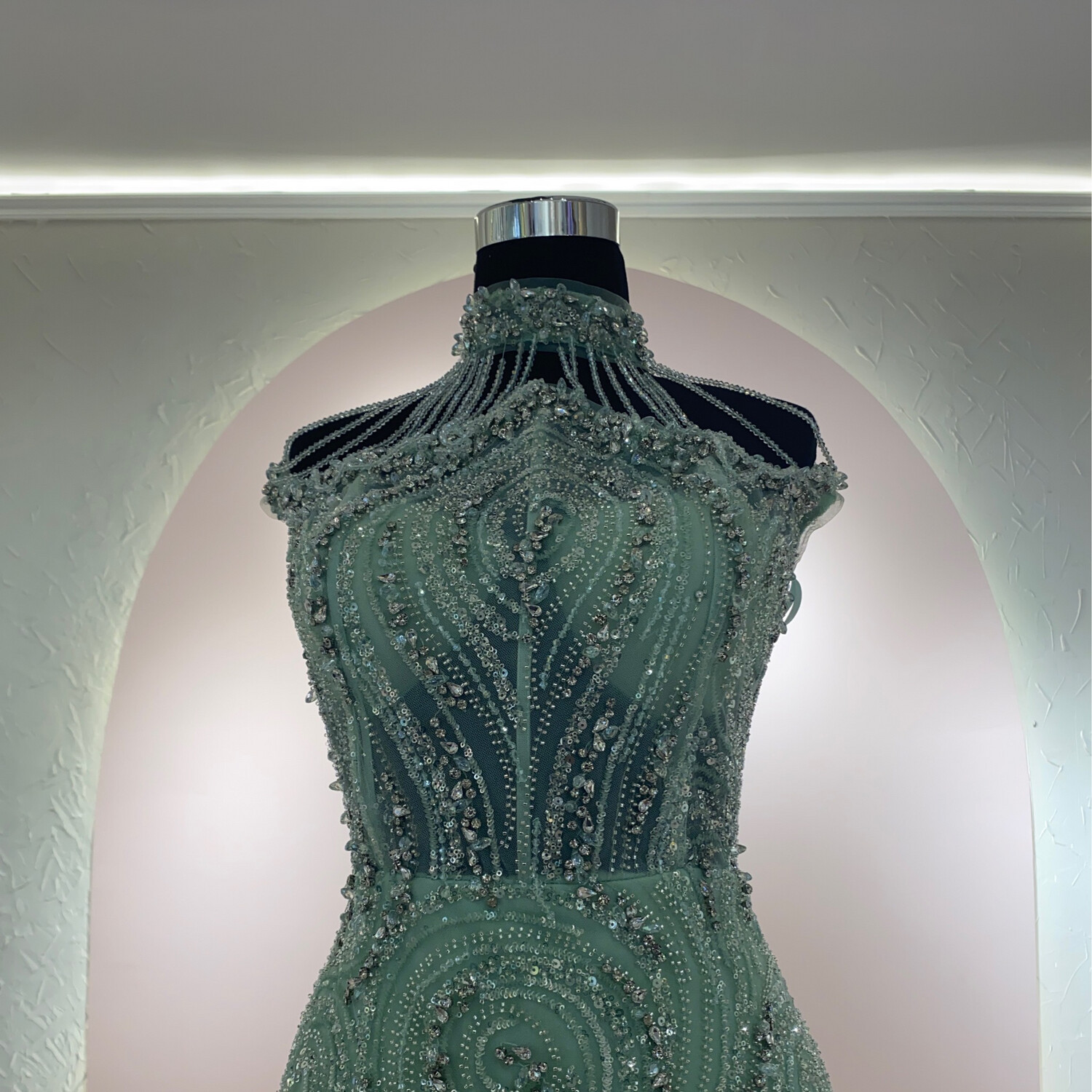 Vestido-Largo-Verde-Talla/16 
