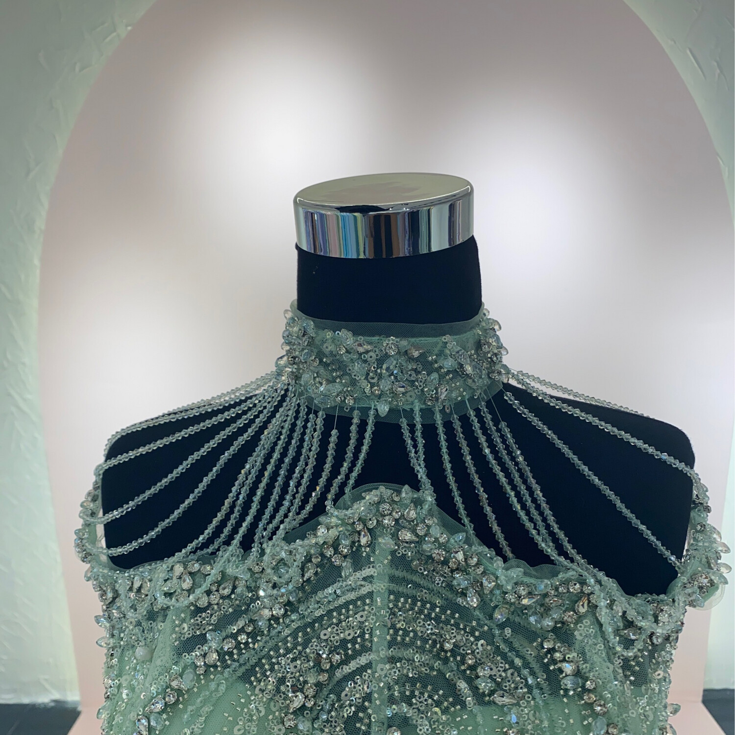 Vestido-Largo-Verde-Talla/16 