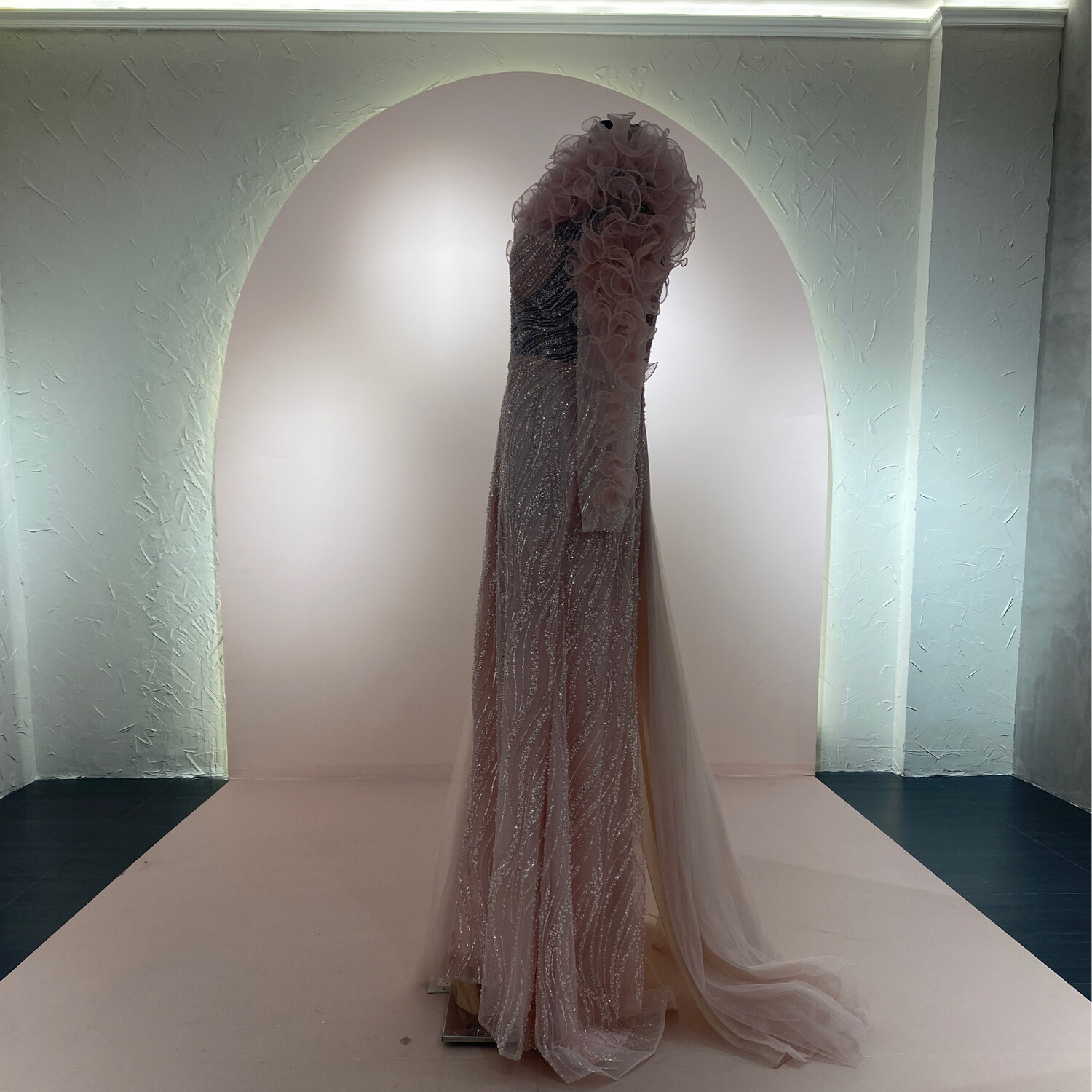 Vestido-Largo-Rosado-Talla/16 