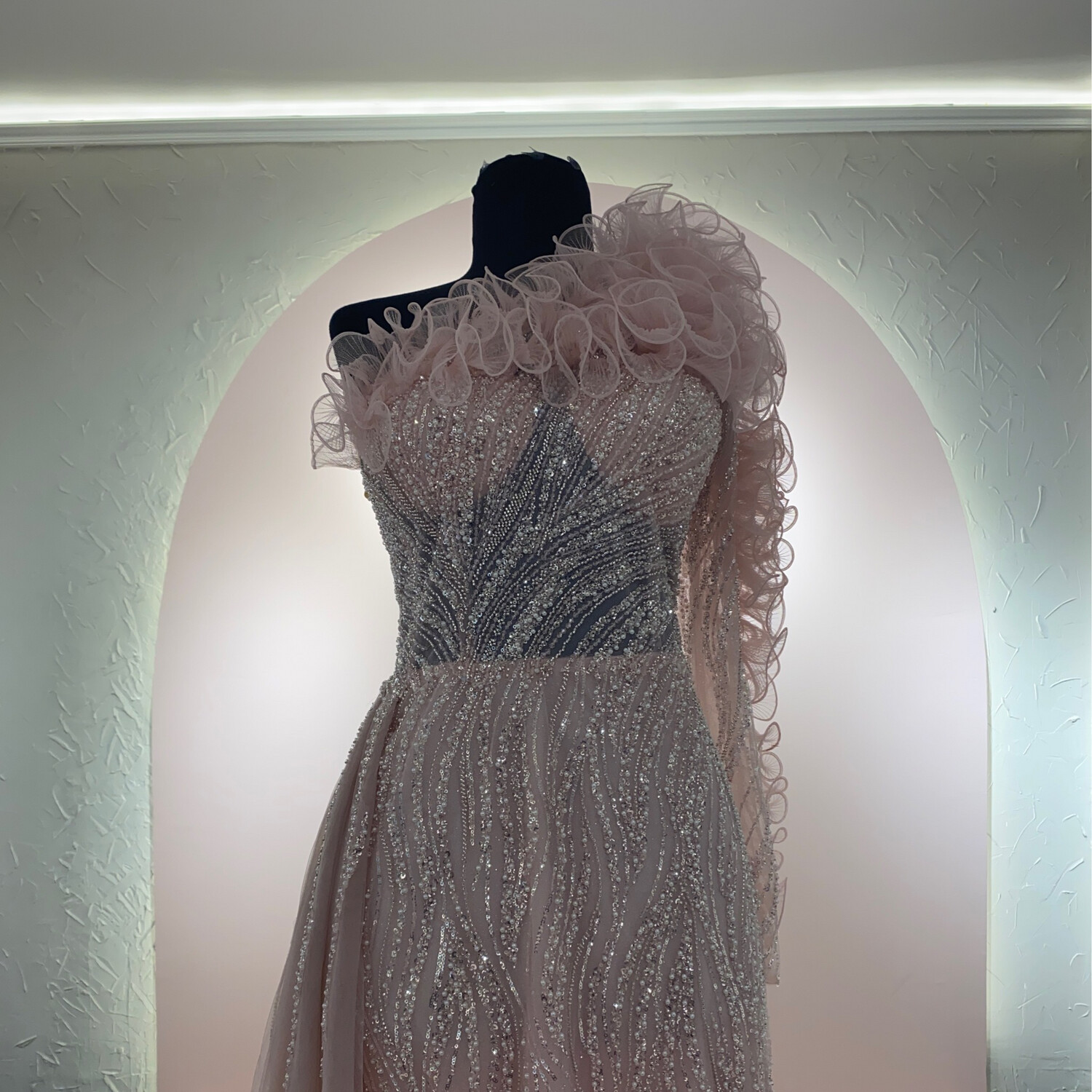 Vestido-Largo-Rosado-Talla/16 