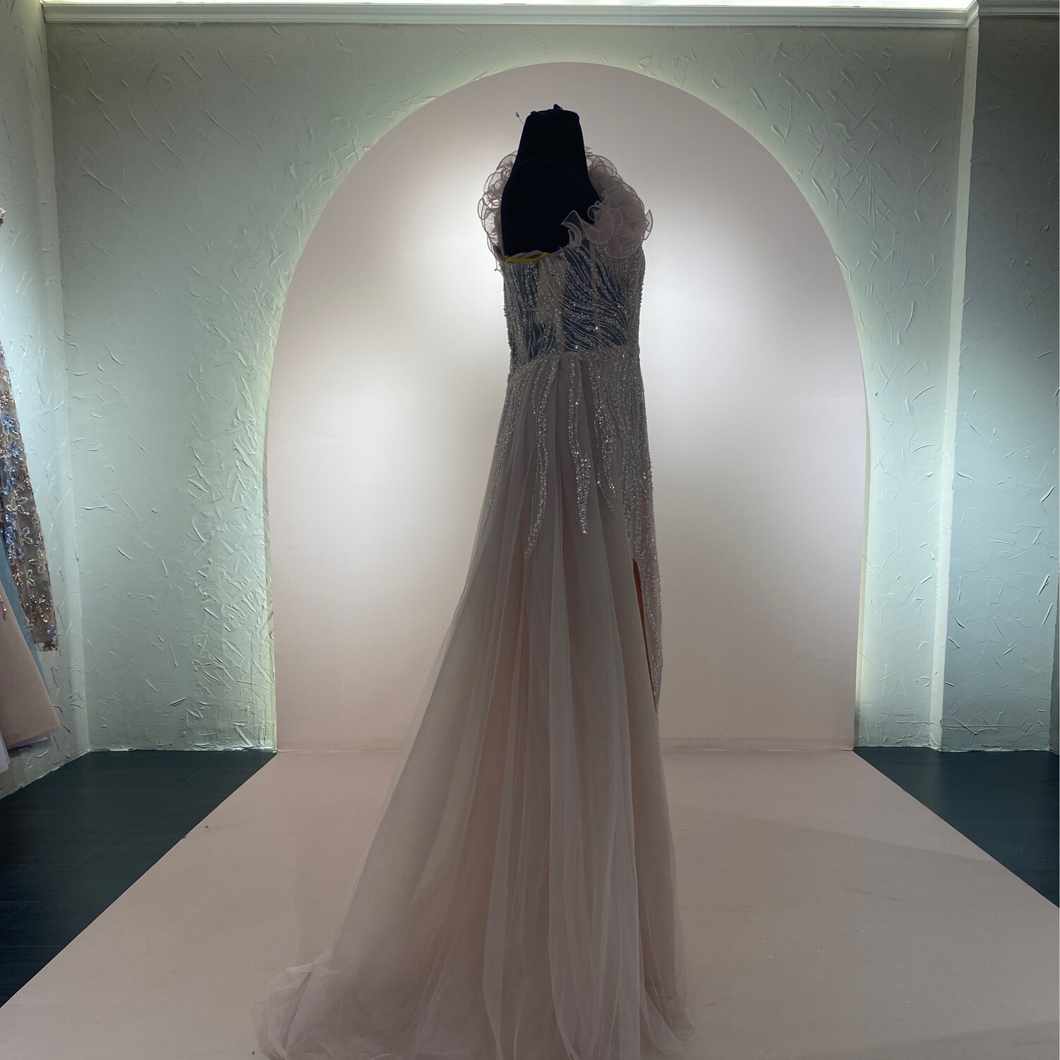 Vestido-Largo-Rosado-Talla/16 