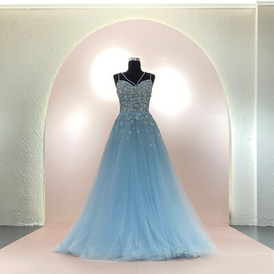 Vestido-Largo-skyblue-Talla/12