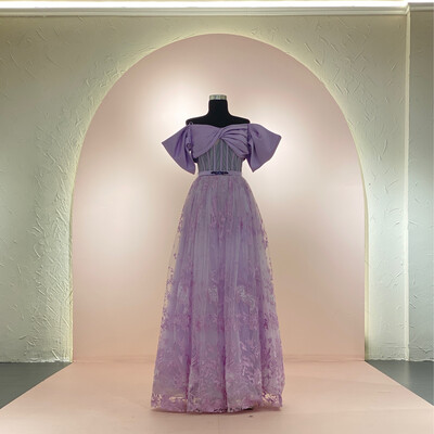 Vestido-Largo-Morado-Talla/40