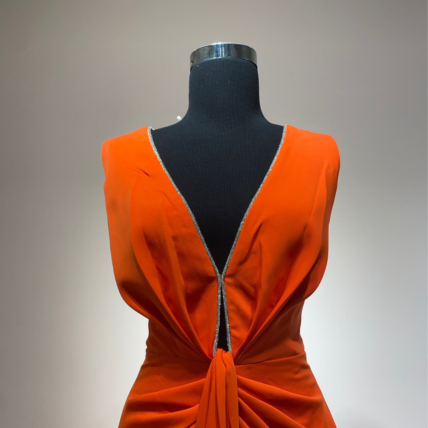 Vestido-Largo-Naranja-Talla/44 AR3598-44