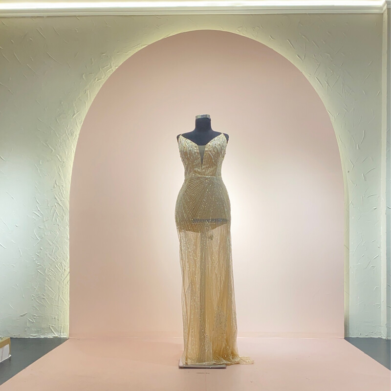 Talla 44 - Beige / Details Silver