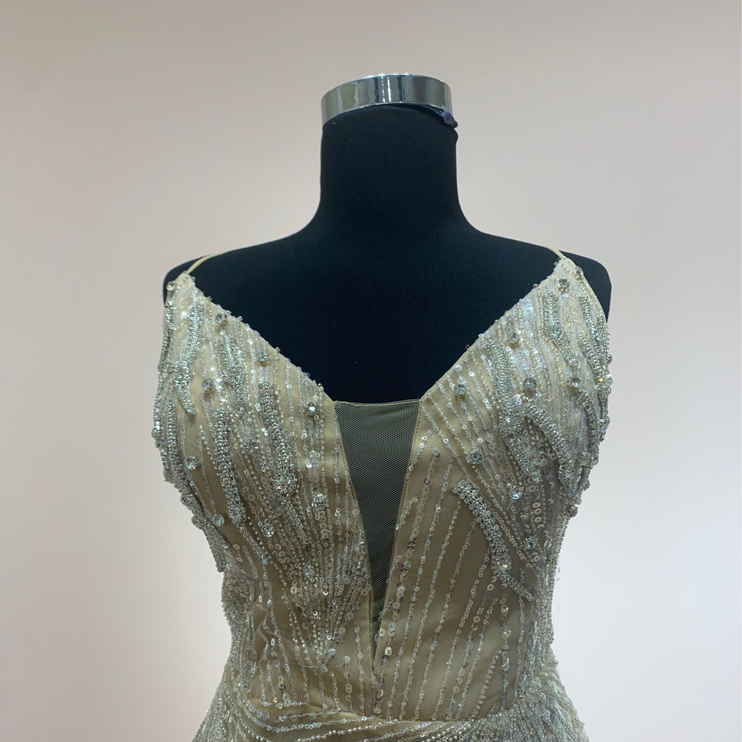 Talla 44 - Beige / Details Silver