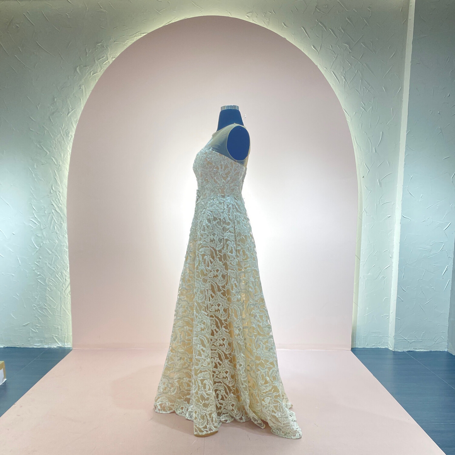 VESTIDO LARGO - BLANCO