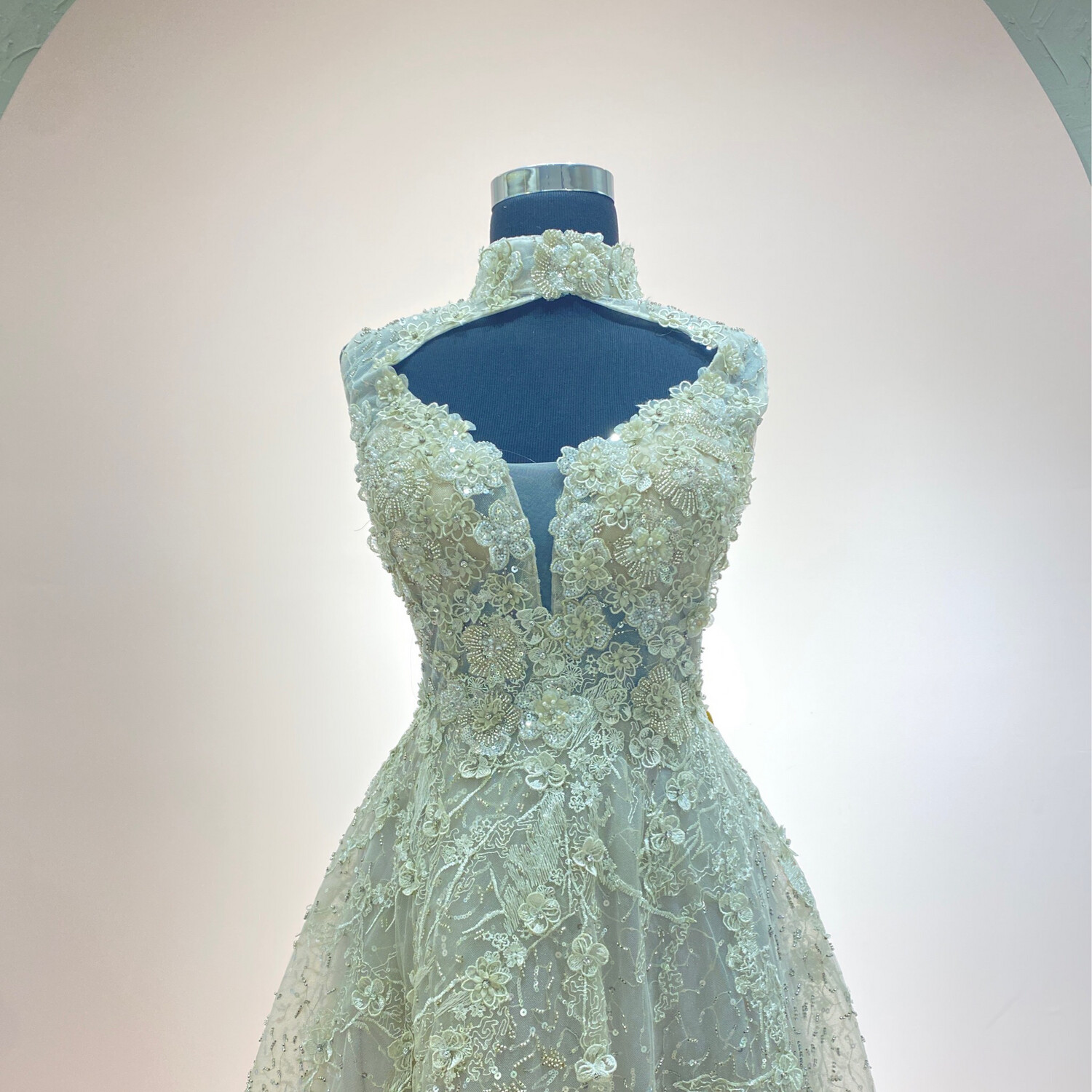 Vestido-Largo-Silver-Talla/46 CW10225