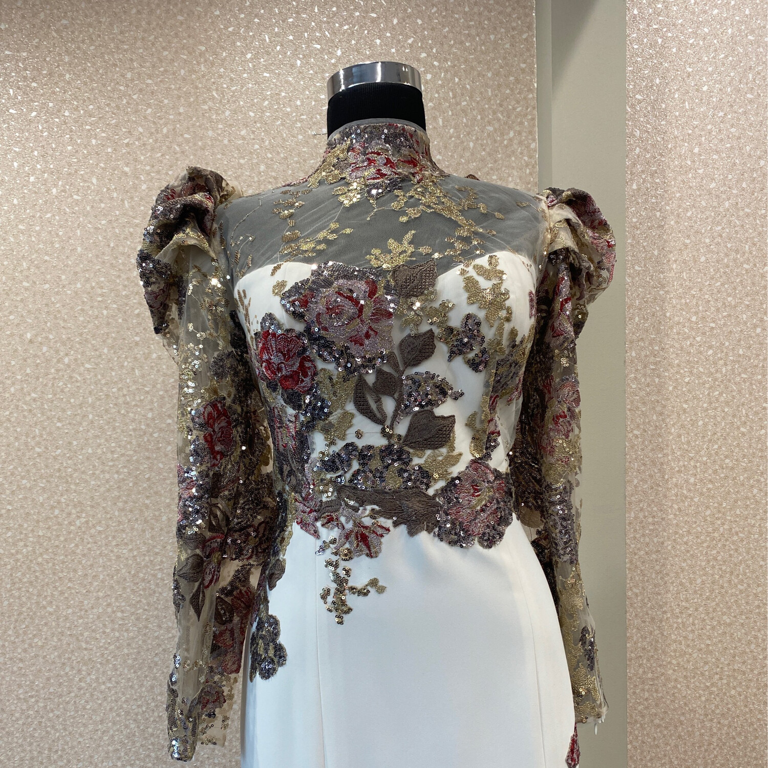 Vestido-Largo-Blanco-Talla/46 WCWHITE