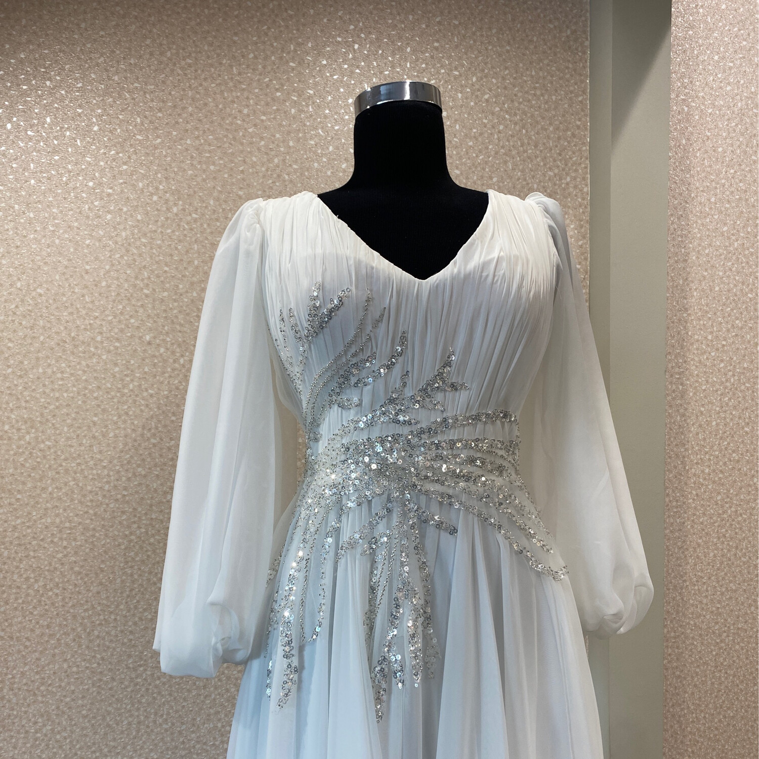 Vestido Largo Blanco talla 38