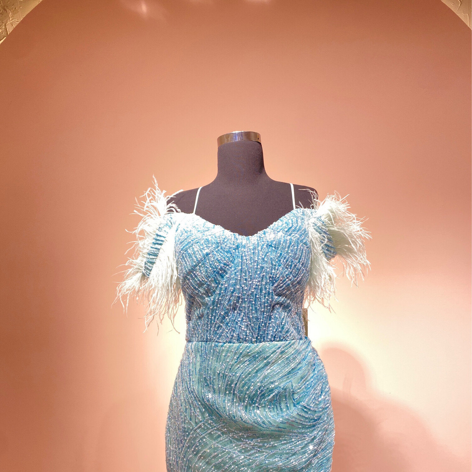 Vestido-Largo-Aqua-Talla/46 MWSB0035-46