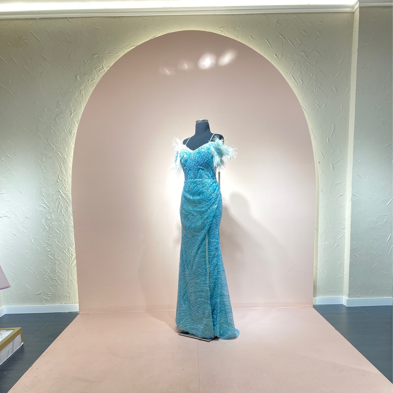 Vestido-Largo-Aqua-Talla/46 MWSB0035-46