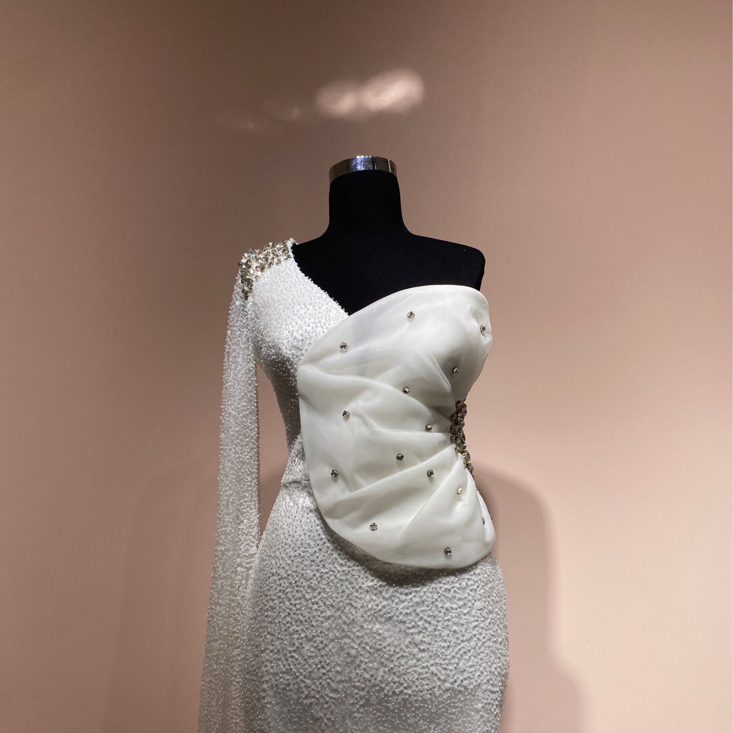 Vestido-Largo-Blanco-Talla/44 WC6732-44