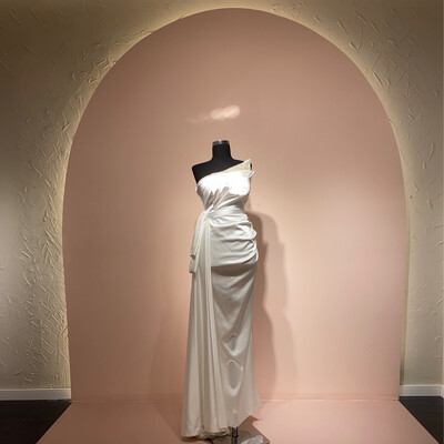 Vestido-Largo-Blanco-Talla/42 PR-1689A