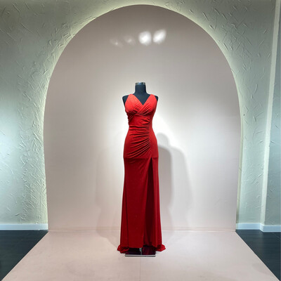 Vestido Largo Rojo Talla 40/8