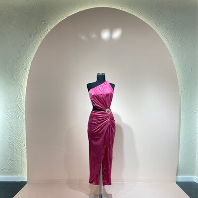 Vestido-MIDI-Rosado-talla/38 MWS82-38P