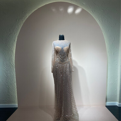 Vestido-Largo-Peach-talla/20 CW10409-20