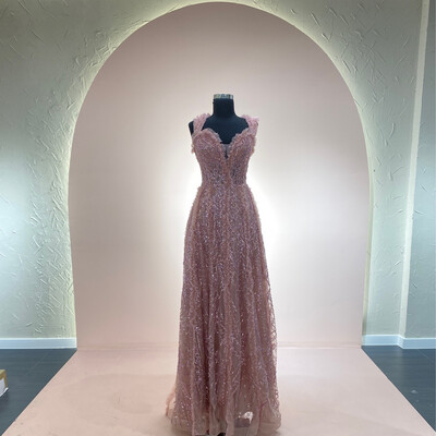 Vestido-Largo-Pink-Talla/16 CW50300-16