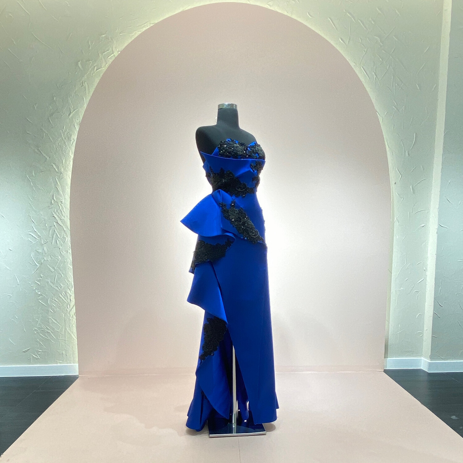 VESTIDO LARGO - AZUL - TALLA 40 VESTIDO LARGO - AZUL - TALLA 40