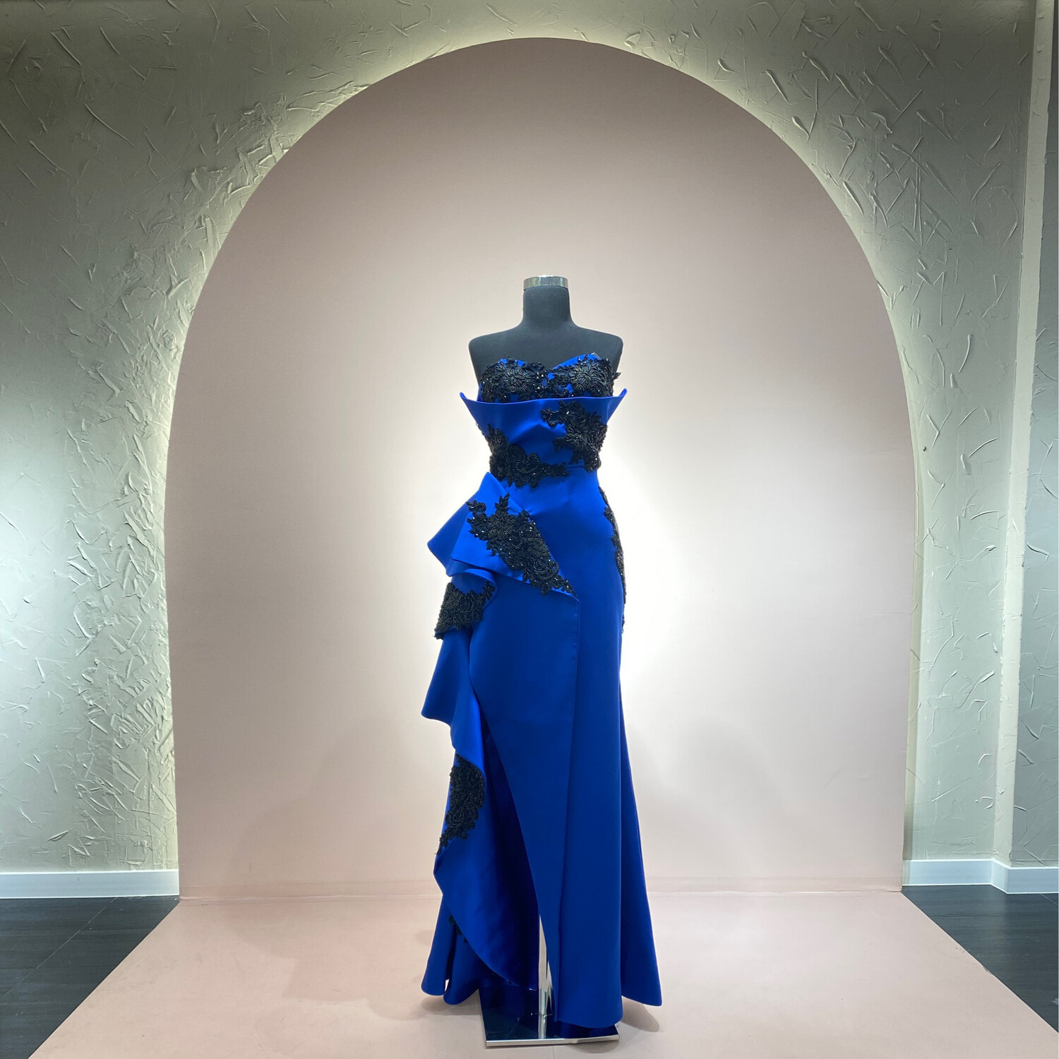 VESTIDO LARGO - AZUL - TALLA 40 VESTIDO LARGO - AZUL - TALLA 40