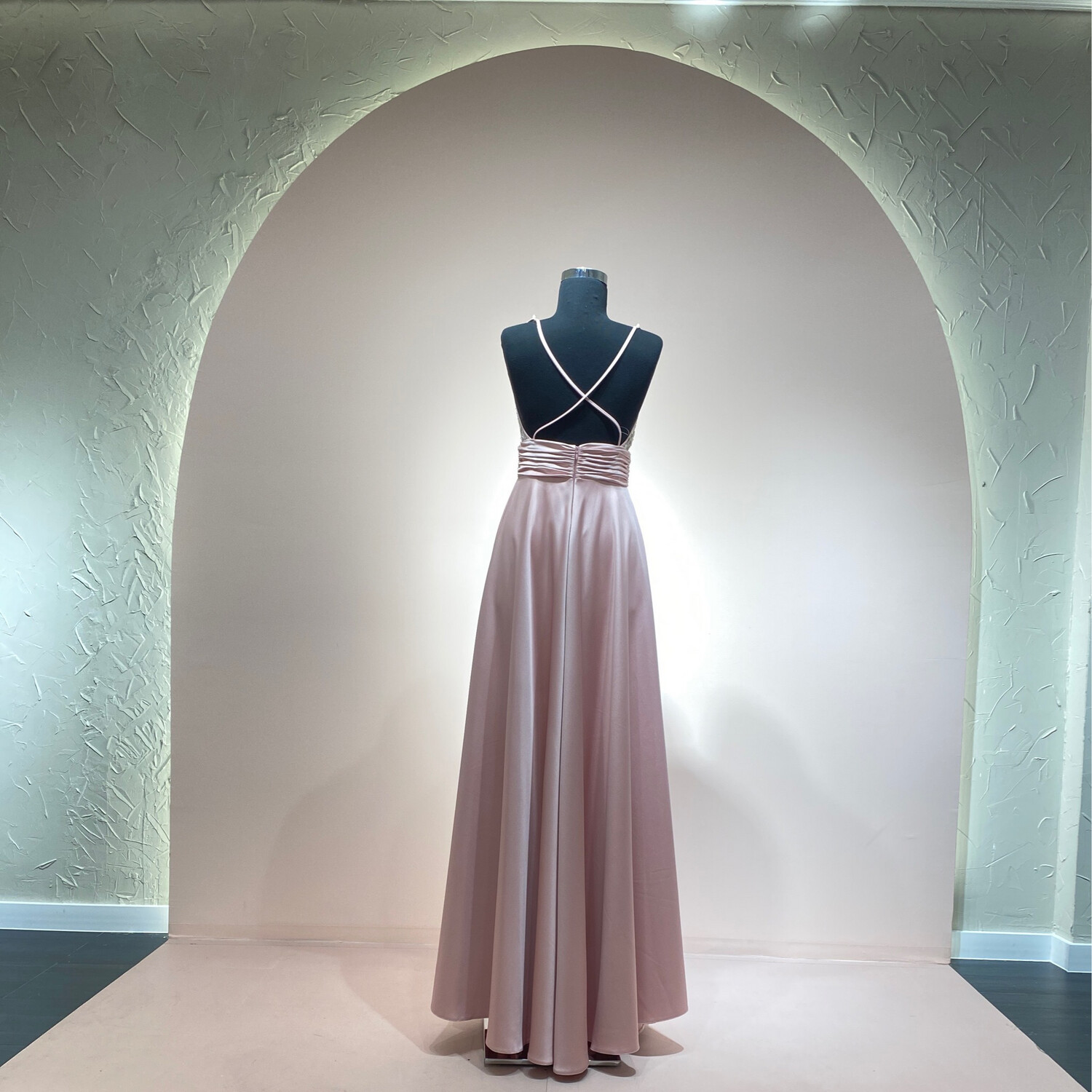 Vestido-Largo-Light Pink-Talla/40