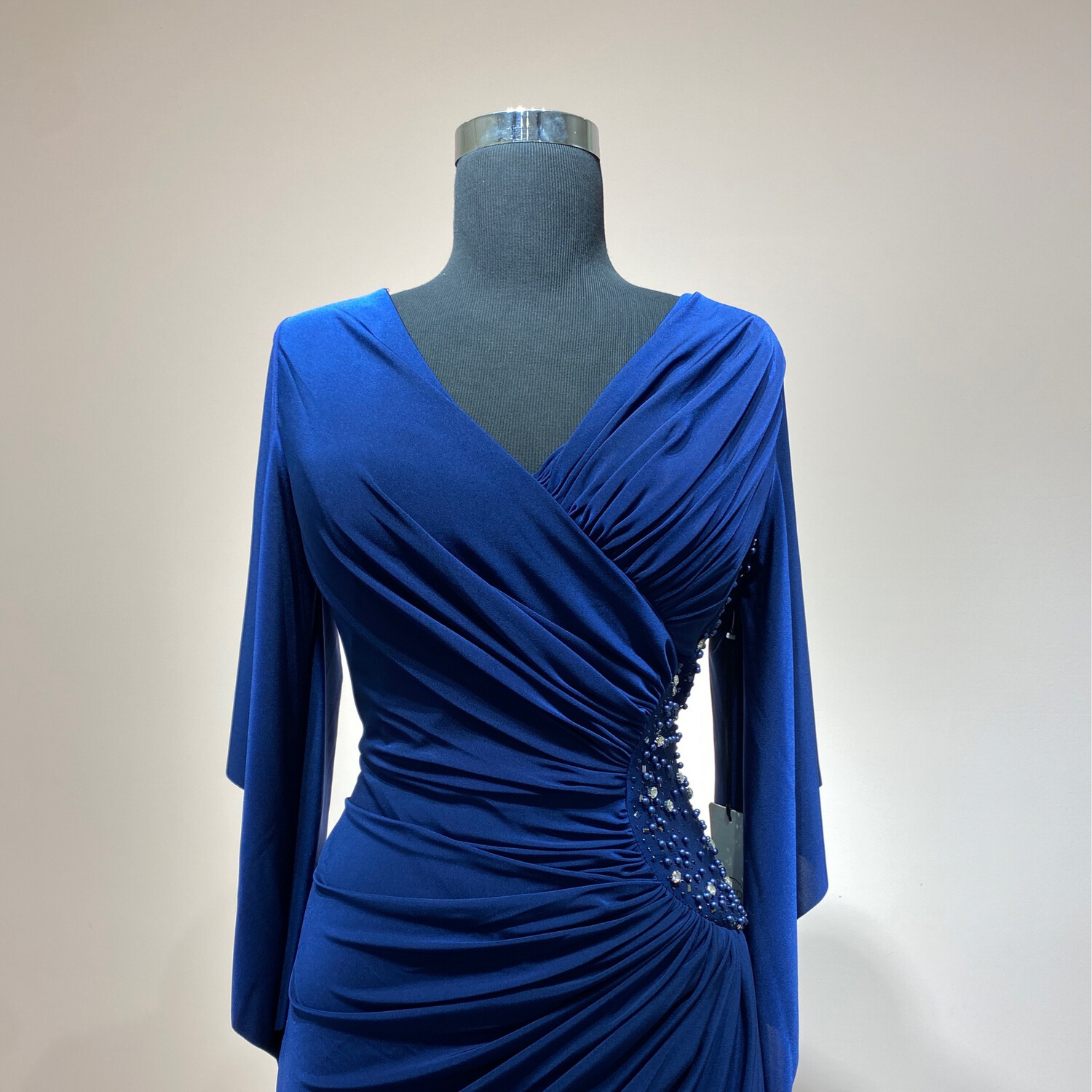 Vestido-Largo-Azul-Talla 6