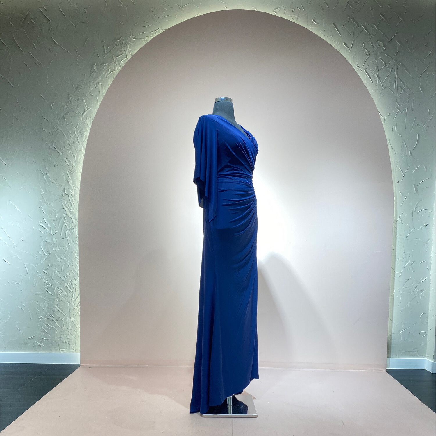 Vestido-Largo-Azul-Talla 6