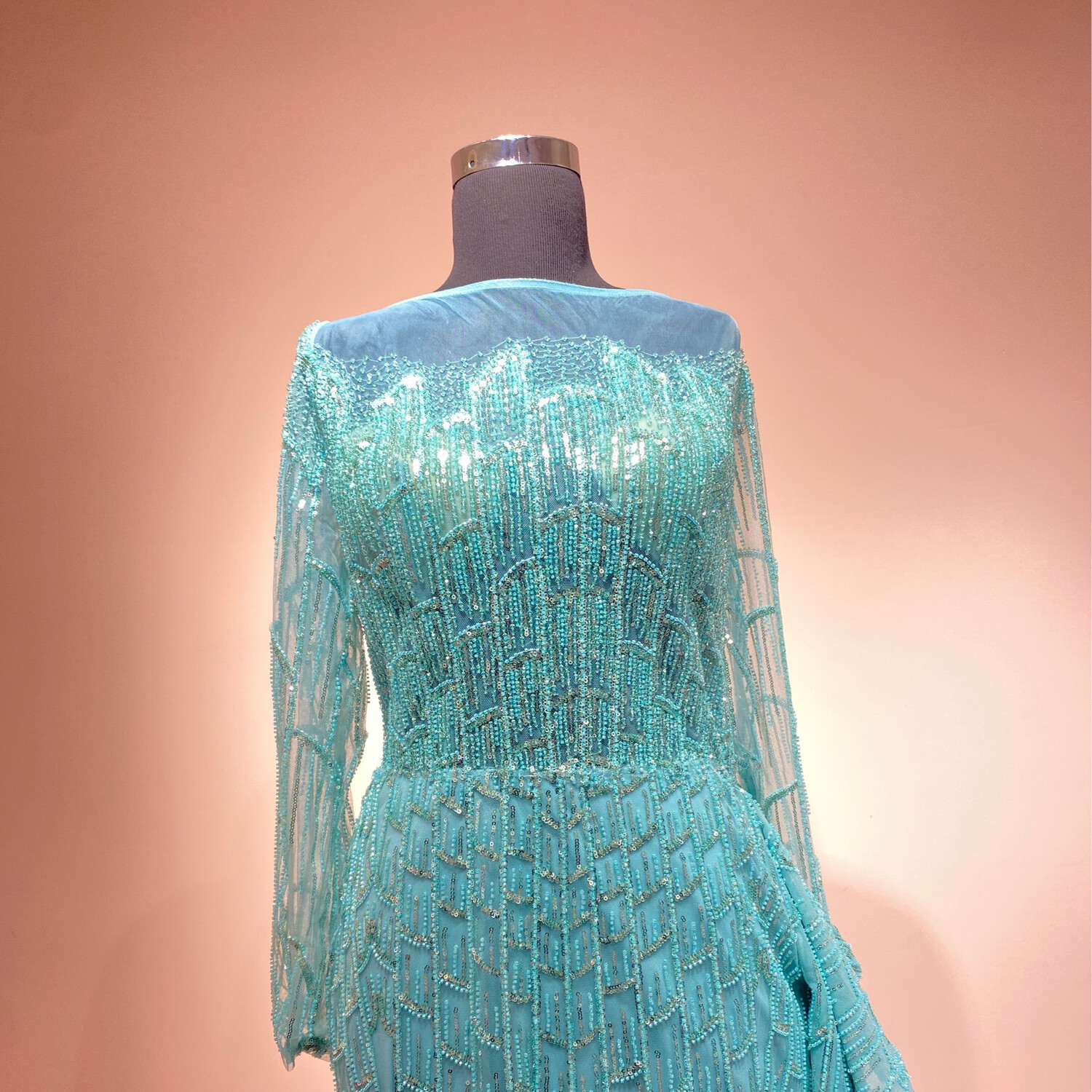 Vestido-Largo-MINT-Talla/20 MWMR134-20