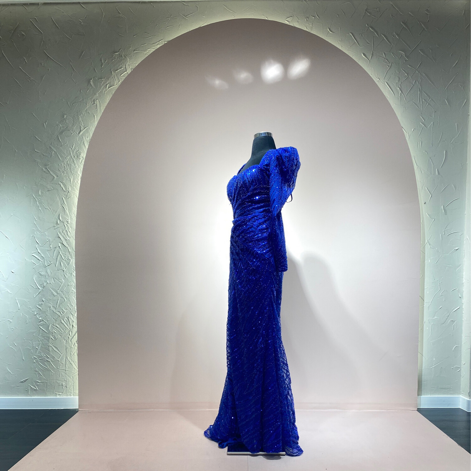 VESTIDO LARGO AZUL ROYAL