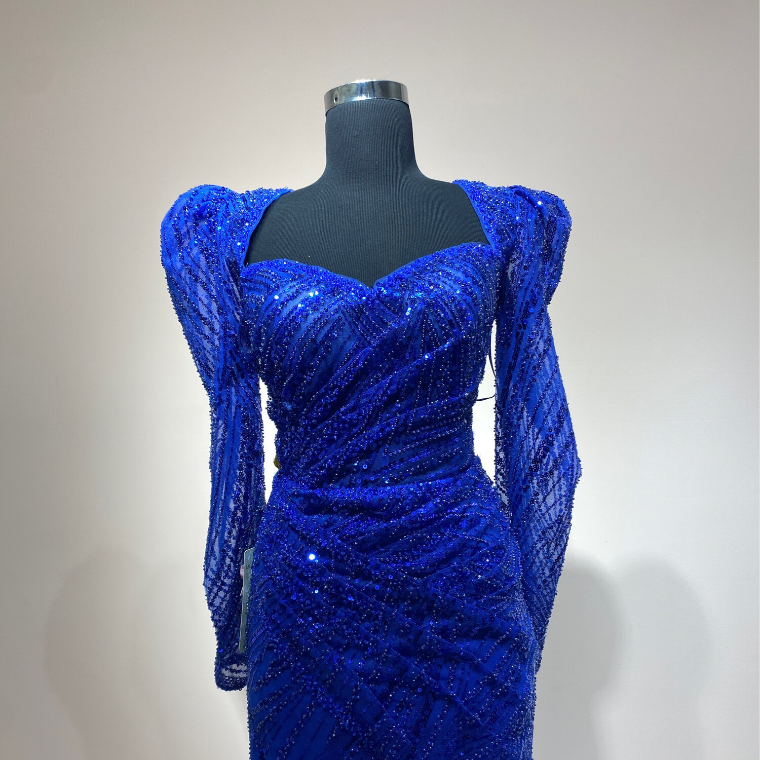 VESTIDO LARGO AZUL ROYAL
