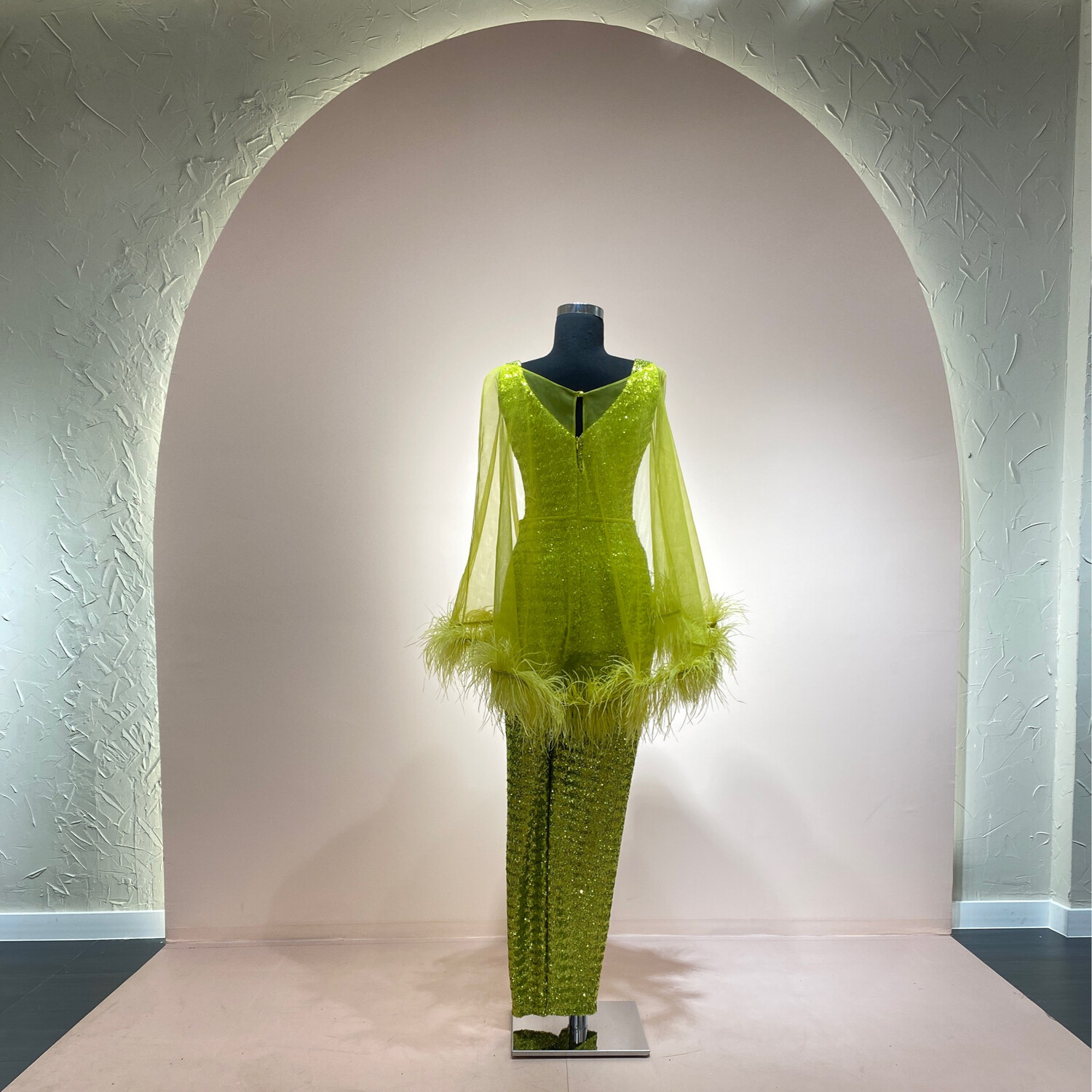 JUMPSUIT LARGO COLOR GREEN TALLA 38/XS JUMPSUIT LARGO COLOR GREEN TALLA 38/XS