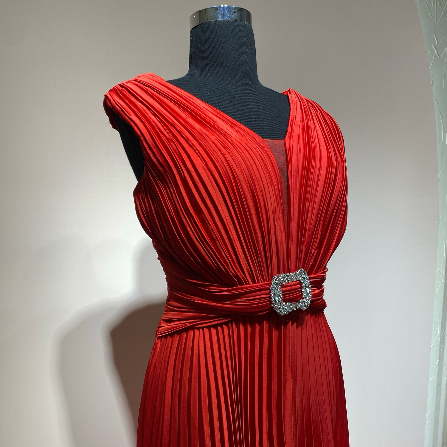 Vestido largo - Rojo - Talla 40