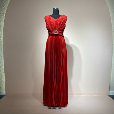 Vestido largo - Rojo - Talla 40
