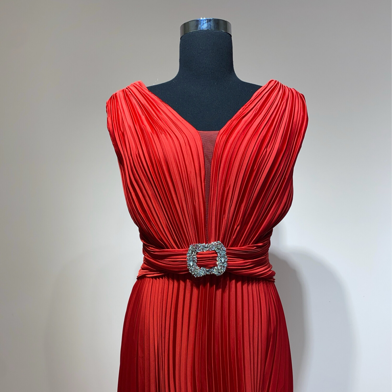 Vestido largo - Rojo - Talla 40