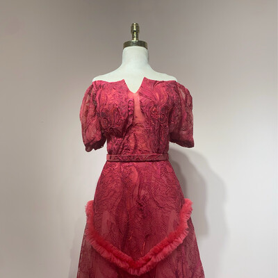 REBAJADO - Vestido largo color Rojo de Talla 14