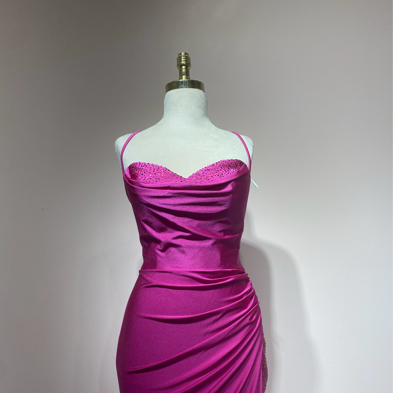 Vestido-Largo-Celeste-Talla/8 CW10387-8