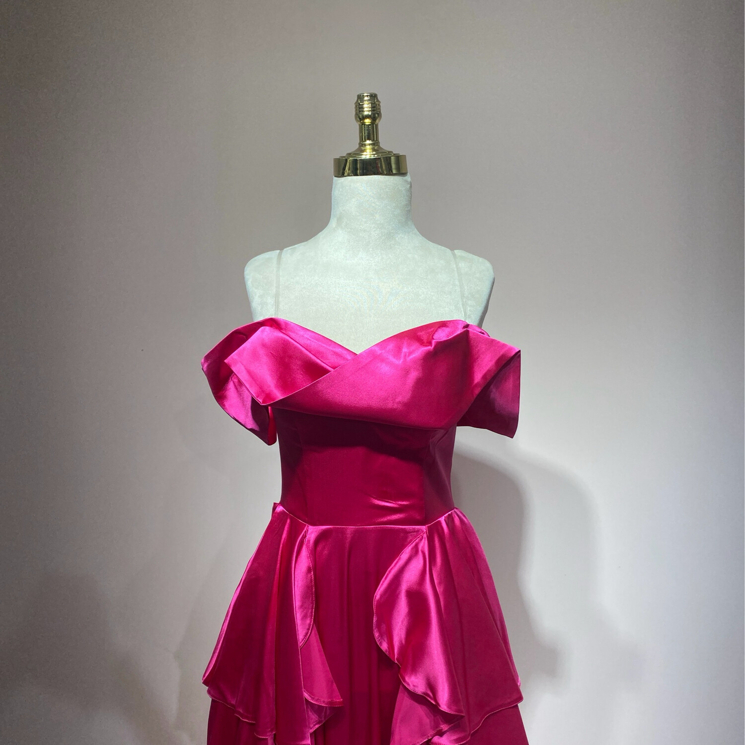 Vestido largo magenta talla 40/42/44