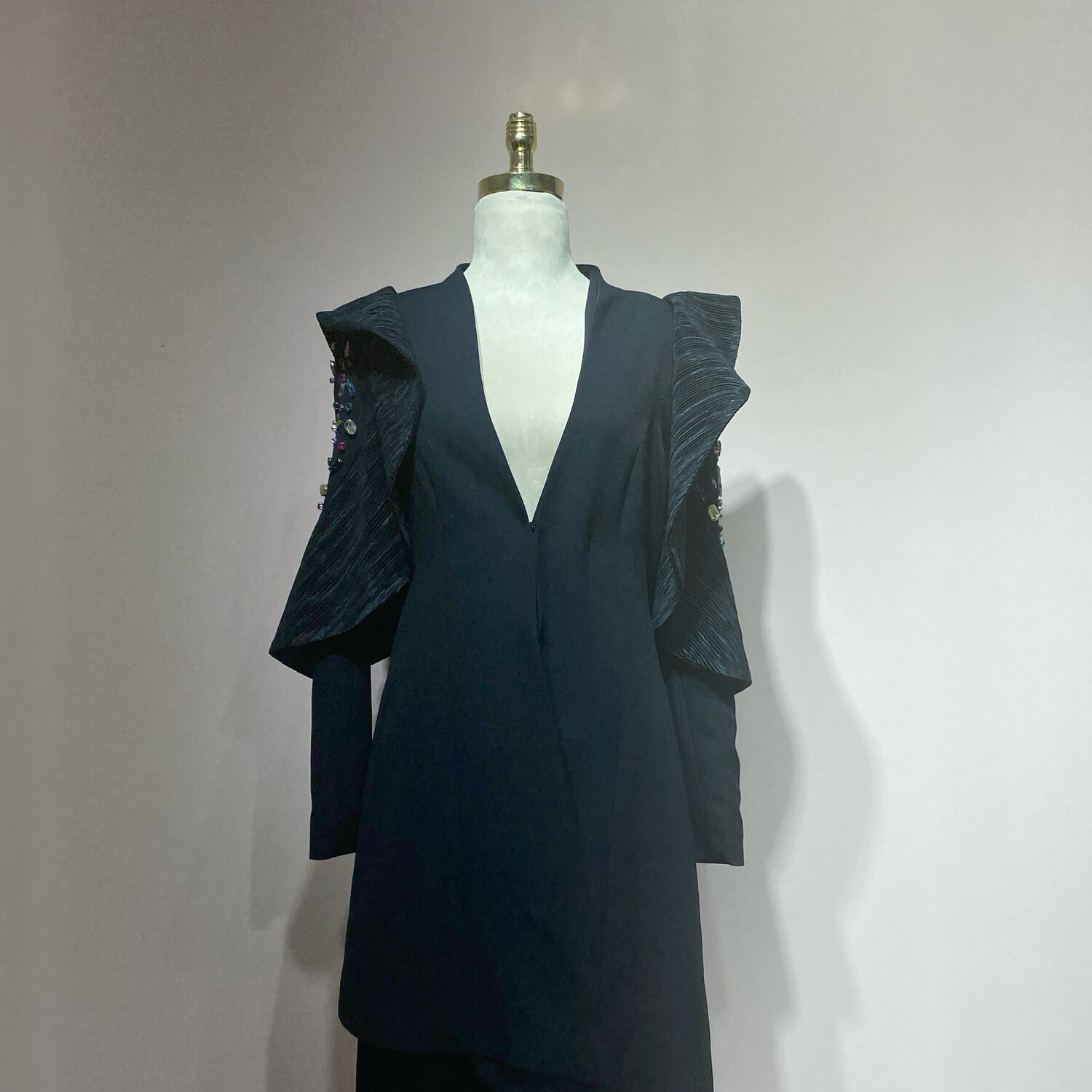 Conjunto negro con pedrería Talla 1/S 2/M 3/L