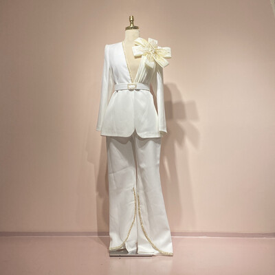 Conjunto blanco talla 1/S 2/M 3/L