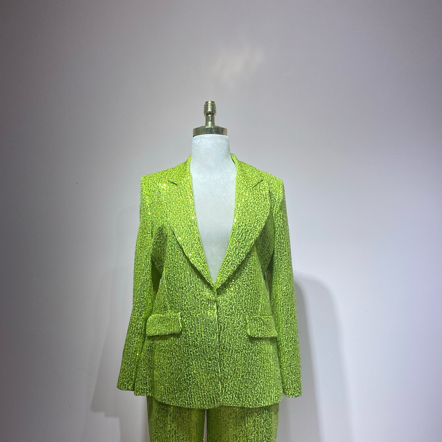 Conjunto verde lentejuelas 1/S 2/M 3/L