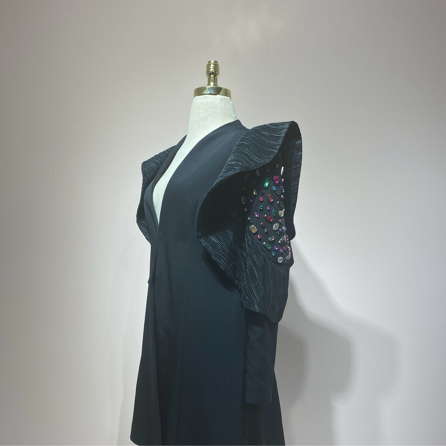Conjunto negro con pedrería Talla 1/S 2/M 3/L