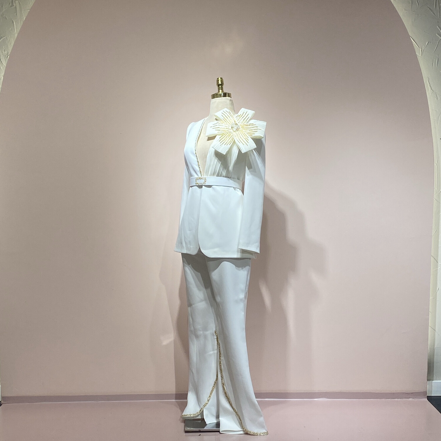 Conjunto blanco talla 1/S 2/M 3/L