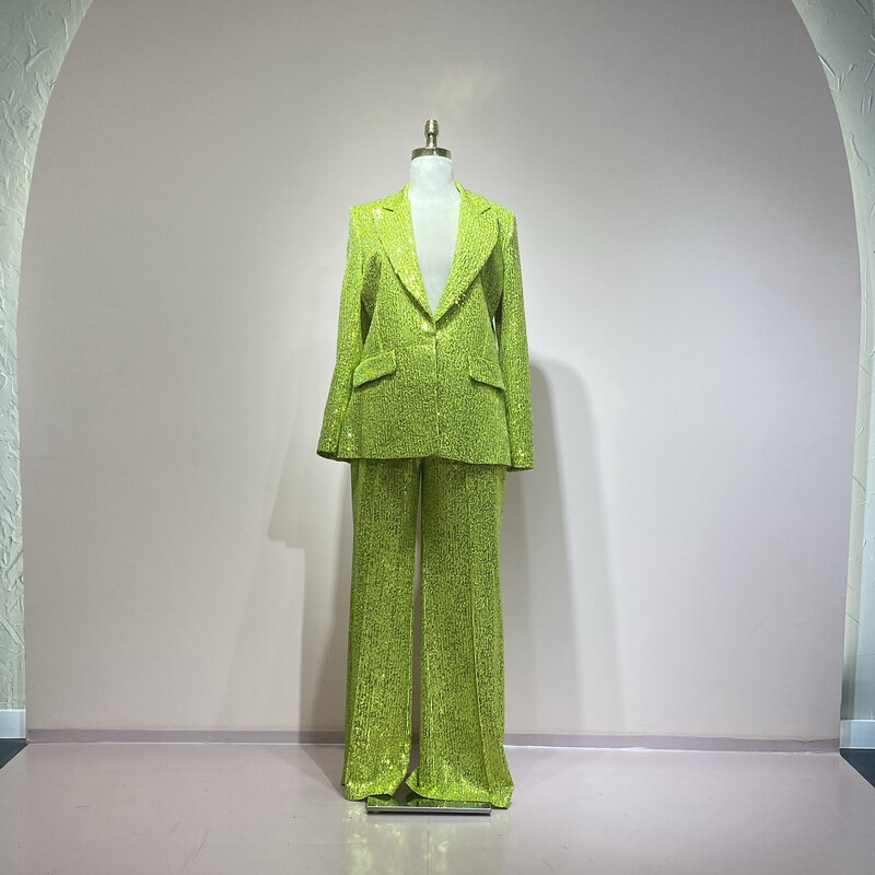 Conjunto verde lentejuelas 1/S 2/M 3/L