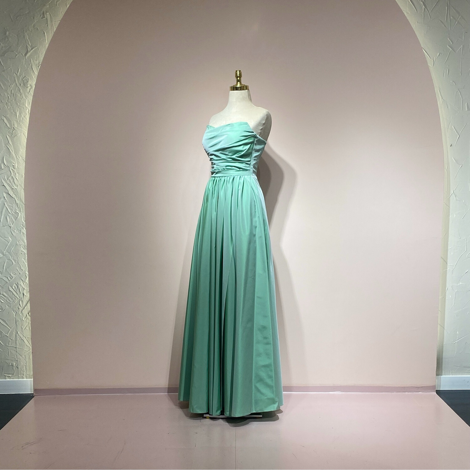 Vestido Largo,	Verde Menta	,Talla	38