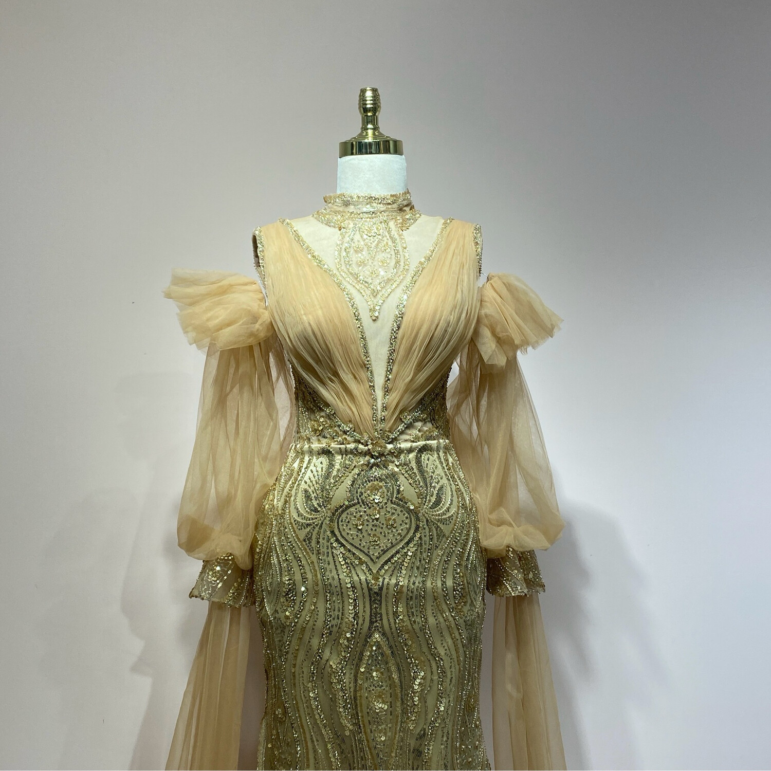 Vestido largo Gold talla 38