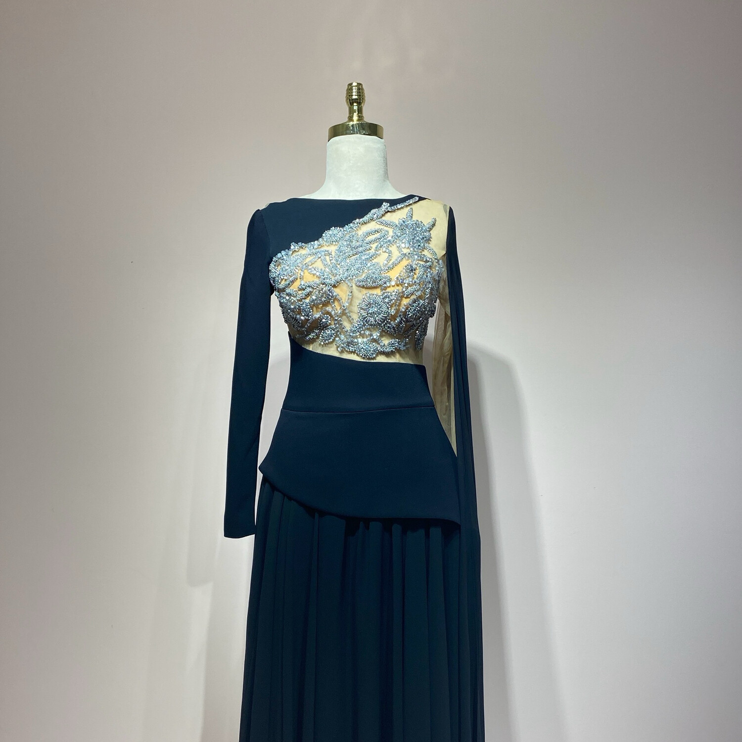 Vestido largo negro talla 38