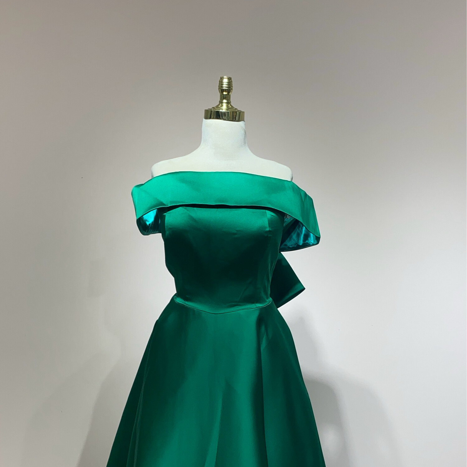 Vestido largo verde talla 46/14